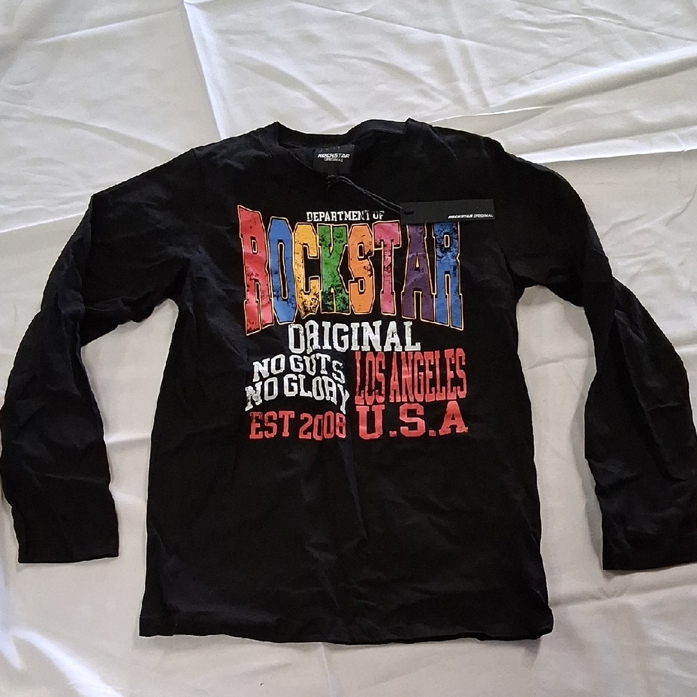 NWT Kids  ROCKSTAR ORIGINAL Long Sleeve Graphic Shirt